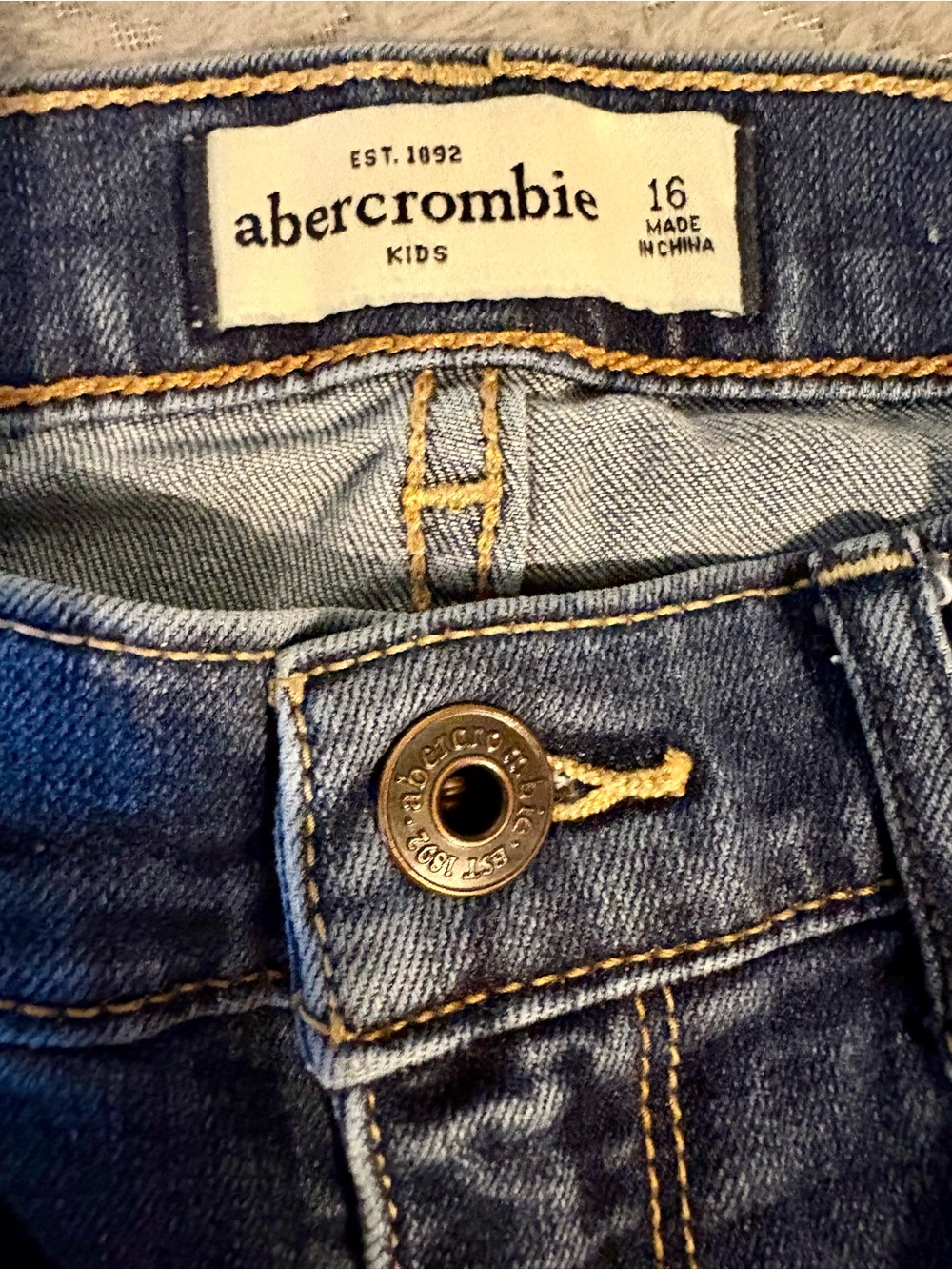 Kids Abercrombie & Fitch Mid Rise Jeans